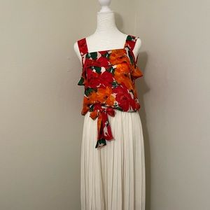 NWOT Zara Floral Tank